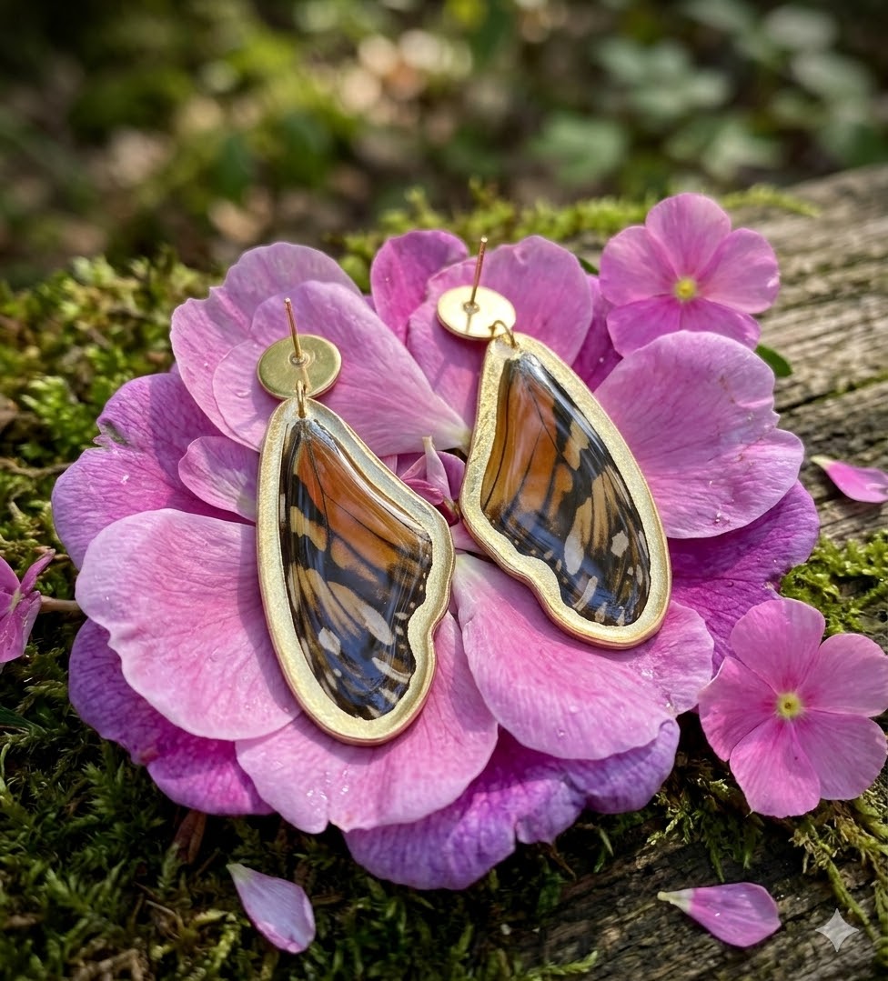 pendientes de mariposa pandora